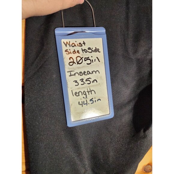 Oobe Men’s Dress Pants Black Straight Leg Flat Front Pockets Size38X34 - Picture 2 of 5